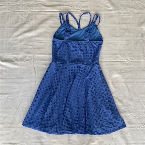 Blue Dress Sally Miller Couture Girls size 14/xl - Picture 2 of 3